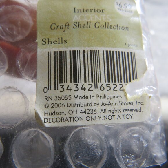 Sea Shell REAL Ball - Orb - Round Coastal Decoration 16" round w faux pearls - Picture 8 of 9